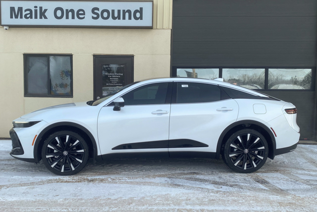 Toyota 2025 Crown with professional window tint in North Bay